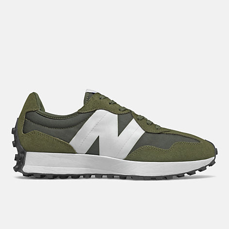 327 Sneakers Oak Leaf Green con White