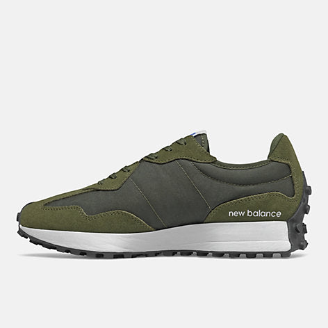 327 Sneakers Oak Leaf Green con White