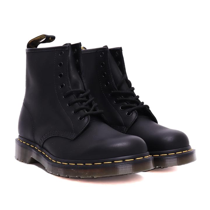 1460 Stivali Smooth in Pelle Donna Black Greasy