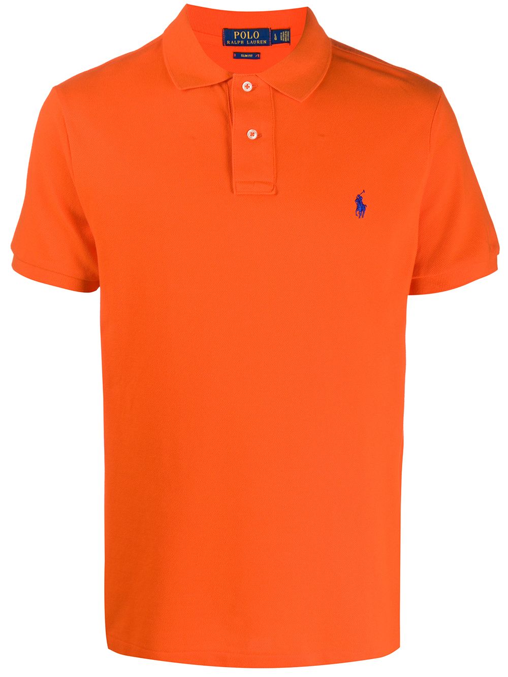 Custom Silm Fit Polo Uomo Gear Orange
