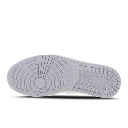 Air Jordan 1 Mid,Tomaia in pelle, Battistrada in gomma piena Colore White/Bianco