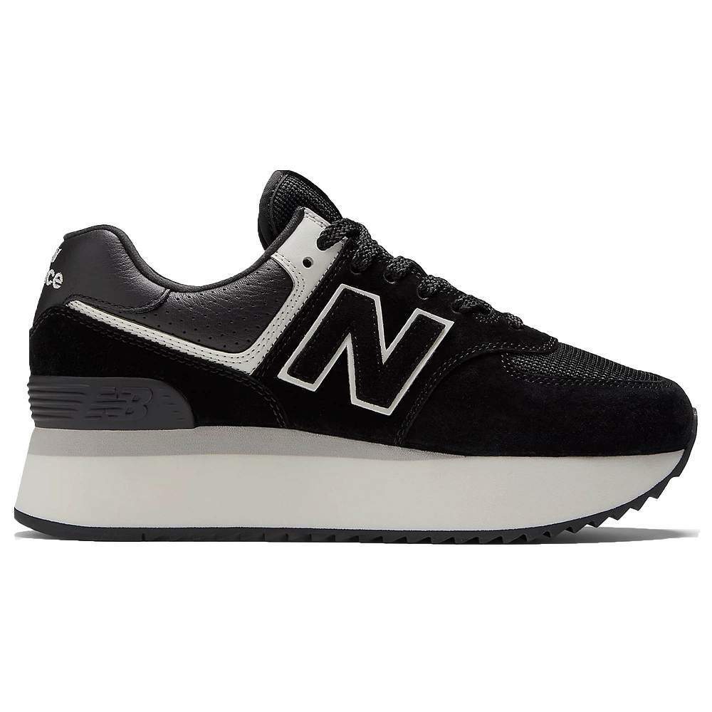 574 Sneakers Donna Nero con Platform