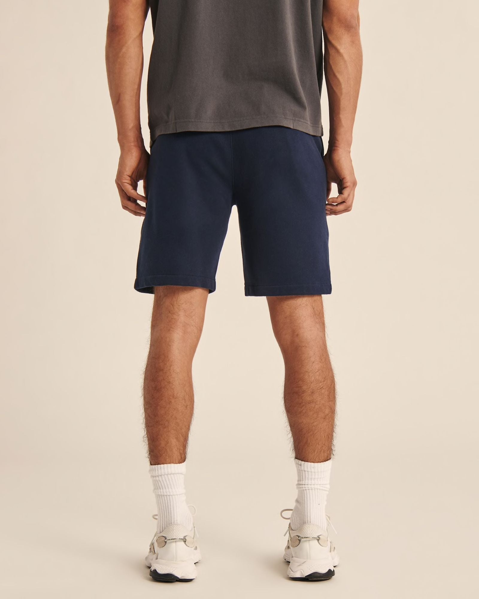 Shorts felpa Blu con scritta logo