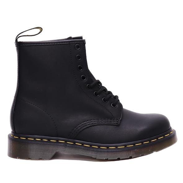 1460 Stivali Smooth in Pelle Donna Black Greasy