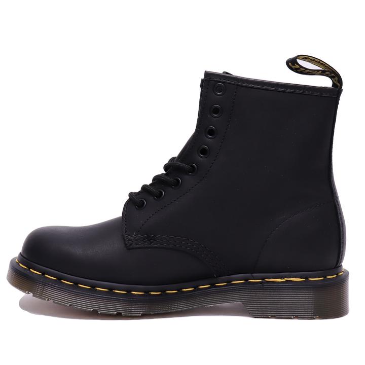 1460 Stivali Smooth in Pelle Donna Black Greasy