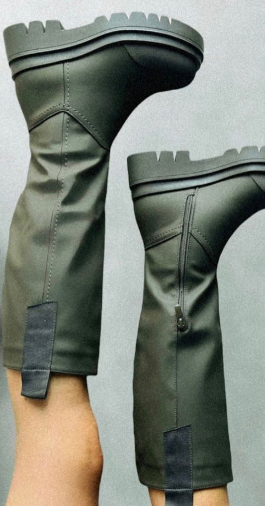 Stivali Donna Green Caldi Antipioggia