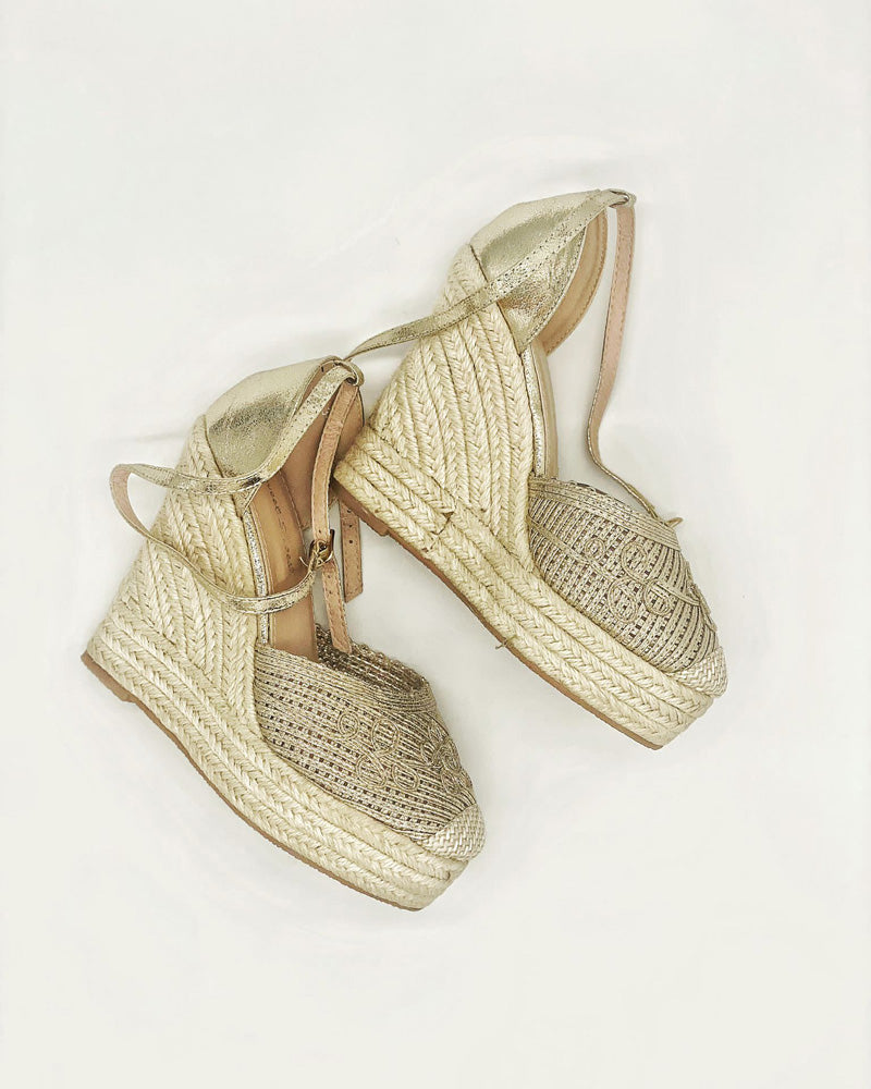 Madrid Espadrillas Donna Gold