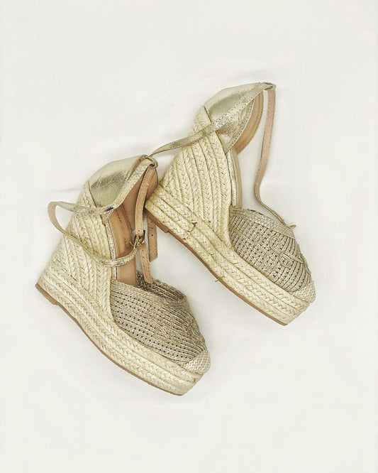 Madrid Espadrillas Donna Gold