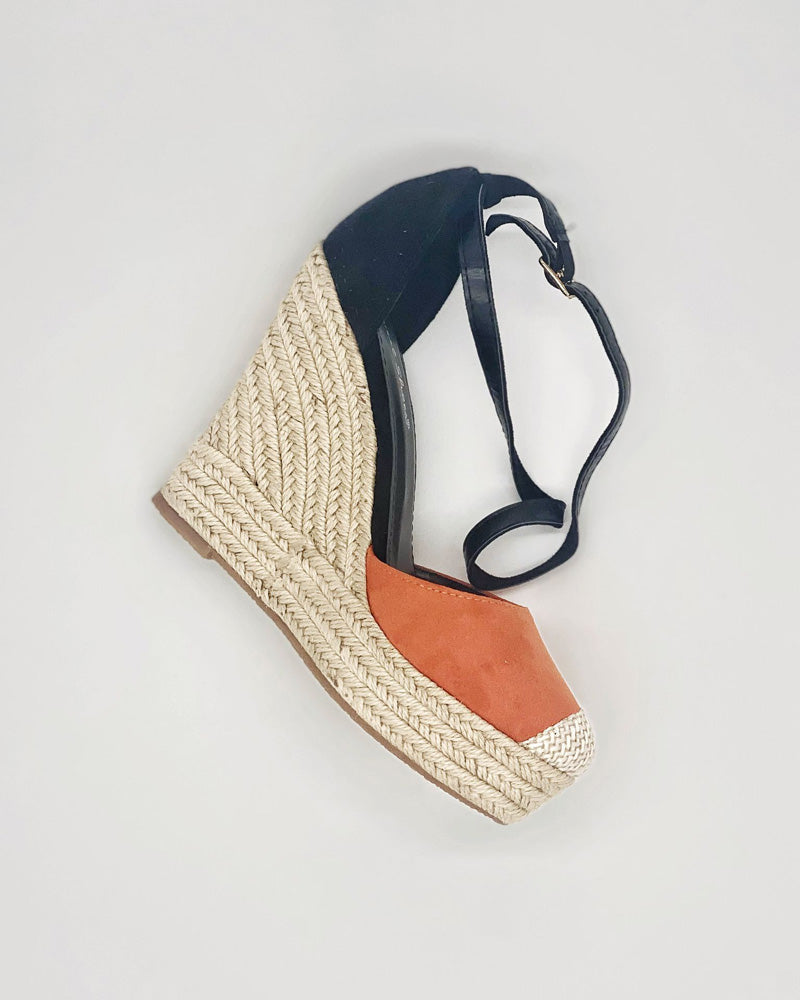 Siviglia Espadrillas Donna Black/Orange