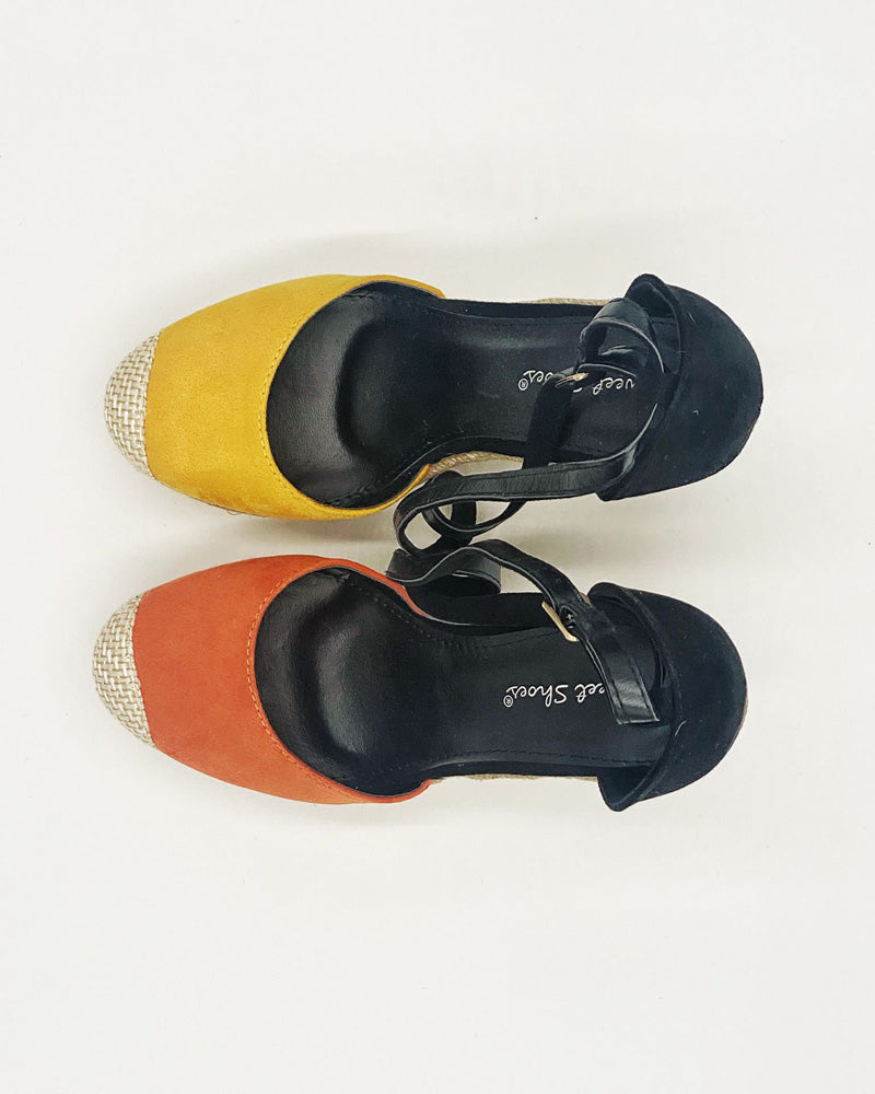 Siviglia Espadrillas Donna Black/Orange